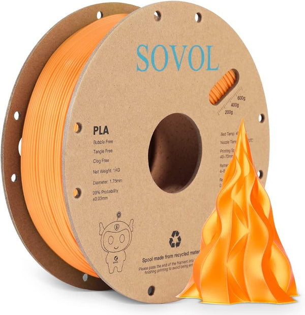 Sovol - Sunset Gold Silk PLA (red/gold)1kg